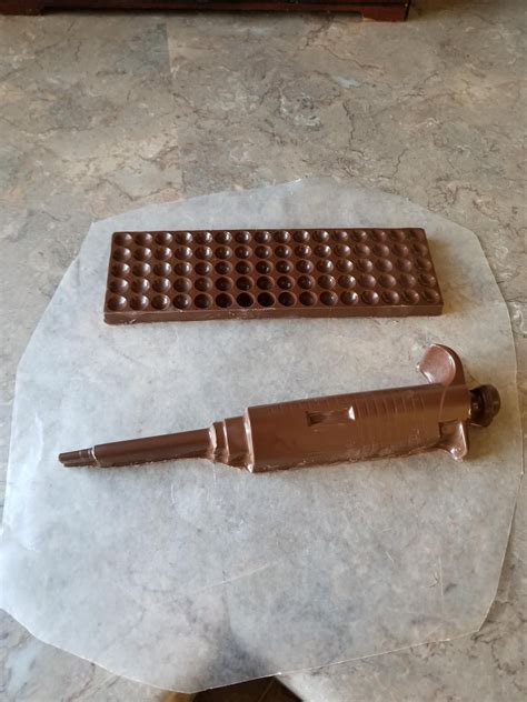 Edible Chocolate Pipettes!!! : r/labrats 